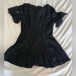 Elegant Black Lace romper